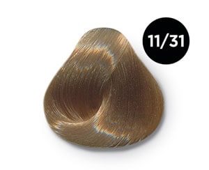 OLLIN color 11/31 специальный блондин золотисто-пепельный 60мл перманентная крем-краска для волос